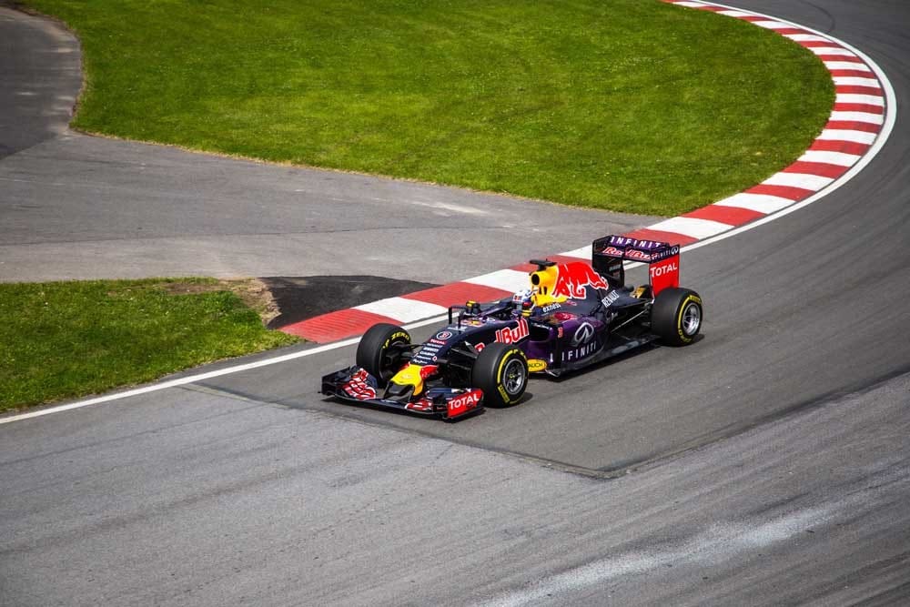Formula 1 Australia fotografía de un coche de carreras de fórmula 1 en la pista